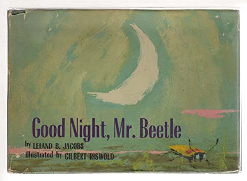 Good night, Mr. Beetle (A Little owl book) B0007DSA7U Book Cover