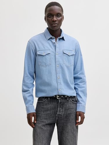 Image of Jack & Jones Men's Jjesheridan Shirt L /S Noos Jjesheridan Shirt L /S Noos (Pack of 1)