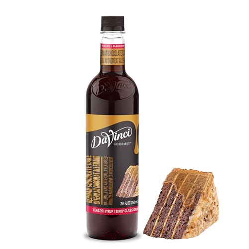 Image of DaVinci Gourmet Classic German Chocolate Cake Syrup, 25.4 Fluid Ounces (Pack of 1)