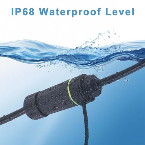 Adaptador Ethernet IP68 a Cable RJ45 1M miniatura 5