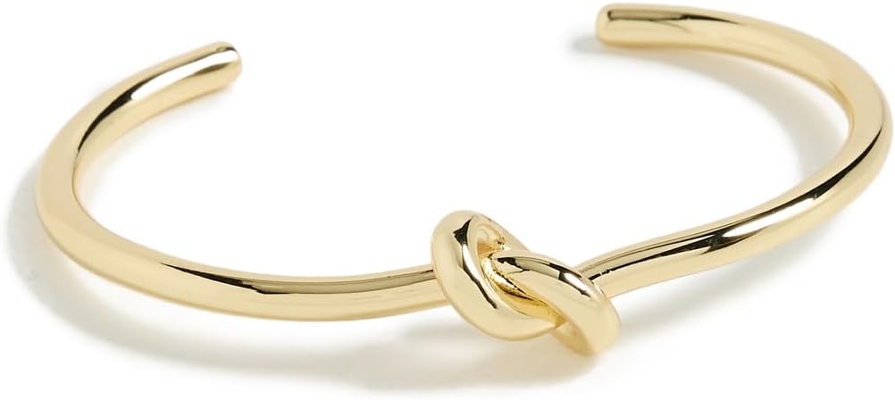 SHASHI Women's Knot Bracelet Cuff, Gold, One Size