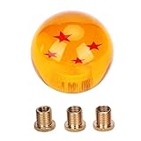  Pomello del cambio, pomello del cambio universale per auto Dragon Ball Manopola leva del cambio con sostituzione dell\'adattatore(Quattro stelle)
