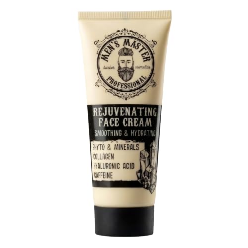 Men's Master Crema Hidratante Facial Rejuvenecedora para Hombre | Antiarrugas | Enriquecida con Colágeno, Minerales y Ácido Hialurónico | Cuidado Facial Masculino| 75 ML