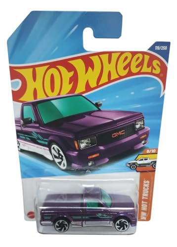 Hot Wheels GMC Syclone 1991 Morado 1:64 miniatura 3