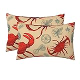 Photo Gallery federa per cuscino lobster and crab queen per capelli e pelle, copricuscini super morbidi con cerniera nascosta, 20x30 pollici Photo Gallery federa per cuscino lobster and crab queen per capelli e pelle, copricuscini super morbidi con cerniera nascosta, 20x30 pollici