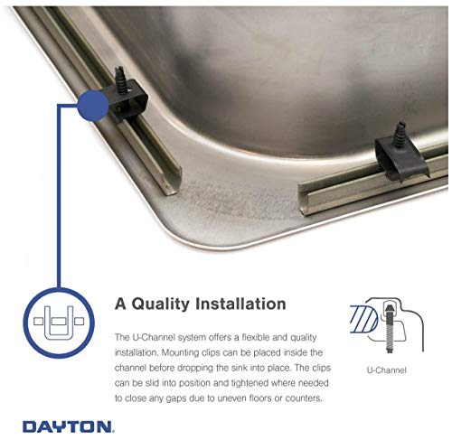 Image of Elkay DSE233194 Dayton Equal Double Bowl Drop-in Stainless Steel Sink,33 x 19