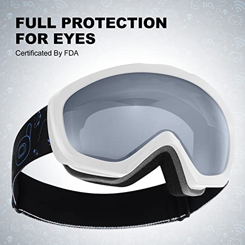Odoland Kids Ski Goggles, Snowboard Goggles For Youth Skiing, Snow Goggles S2 Double Lens Anti-Fog Uv400 Protection #TOP5