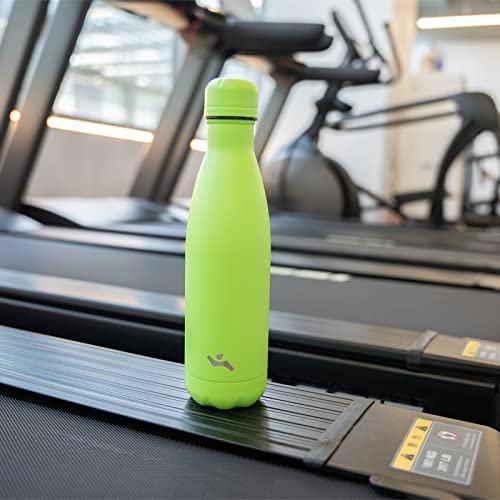 Image of Konokyo Insulated Water Bottles,17 oz Double Wall Stainless Steel Vacumm Metal Flask for Sports Travel,Green