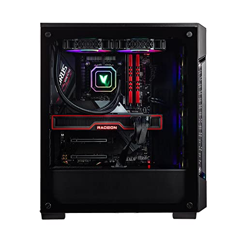 Image of Velztorm Ferrux II Custom Built Gaming Desktop PC (Intel i9-12900K, Radeon RX 9070 XT, 64GB DDR4, 8TB PCIe SSD, RGB Fans, 240mm AIO, 750W PSU, WiFi 6, Bluetooth 5.1, RJ-45, 1 Display Port, Win 11 Pro)
