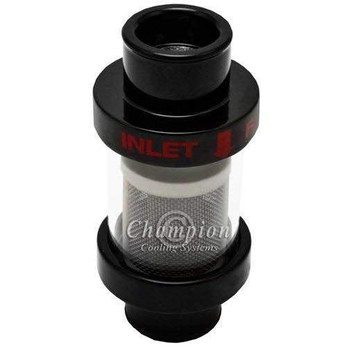 Champion Cooling Systems CCHFBLK-1.25 Inline Coolant Filter 1-1/4 Inlet/Outlet B