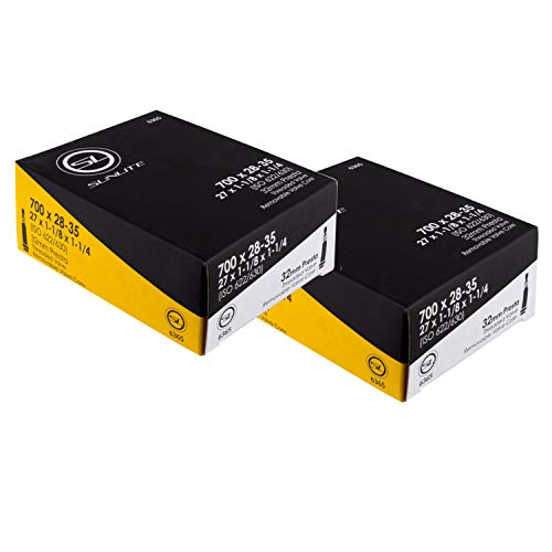 2 Pack - Bike Tube, Presta Valve 700c x 28-35,...