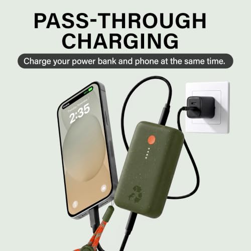 Image of Nimble Champ Portable Charger, 10000mAh Power Bank Fast Charging, 20W Dual USB-C Battery Pack with Cable, Travel Essential Power Bank for iPhone Galaxy Tablet iPad MacBook