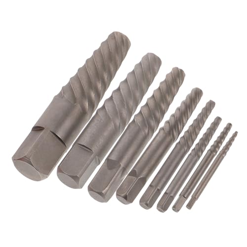 SEWACC Multi-size Screw Extractor Kit Small Screw Extractor Set Bolt Remover 1 Set