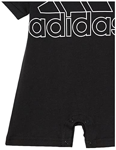 Adidas AM1042 Boys' Baby Short Sleeve 3-Stripe Shortie Romper thumb #4