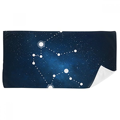Serviette Verseau constellation 35x70cm drap de bain multicolore - 2