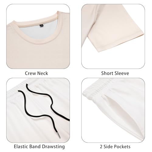 LecGee Men's Graphic 2 Piece Outfits Tropical Short Sleeve T Shirt Tee Hawaiian Shirts Casual Short Sets Tracksuit4