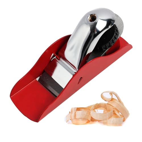 Plano de Carpintería,Herramientas Carpinteria Madera,Cepilladora De Madera,Cepillo Carpintero Manual,Mini Cepillo Carpintero de Acero SK5, Ajustable y Ergonómico, para Trabajar la Madera