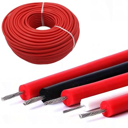 Fil de cuivre étamé 10AWG souple en silicone 9m avec ruban