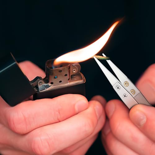 2 Stück Keramik Pinzetten Set Edelstahl Tweezers Professionell Pinzette Werkzeug Pinzette Set für Modellbau Computer Elektronische Reparaturen Präzisionsarbeit Laborarbeit Schmuck Werkzeug