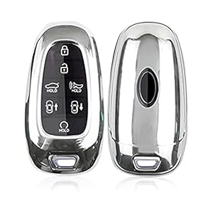 Sleutelhoes van TPU Silicone voor Tucson NX4 Santa Fe Ioniq 5 Nexo met Hoogglans Afwerking