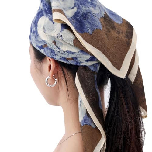 Head Scarf for Women 26 x 26 inches No Slippery Square Scarf for Hair Wrap, Night and Sleep2