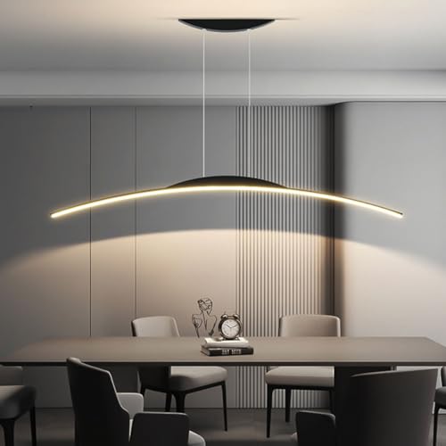 Suspension LED moderne 16W blanche à intensité variable pour salle à manger