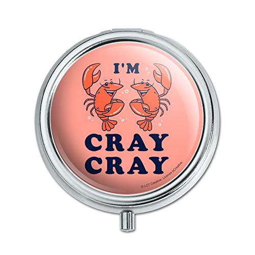 I'm Cray Cray Crazy Crayfish Funny Humor Pill Case Trinket Gift Box