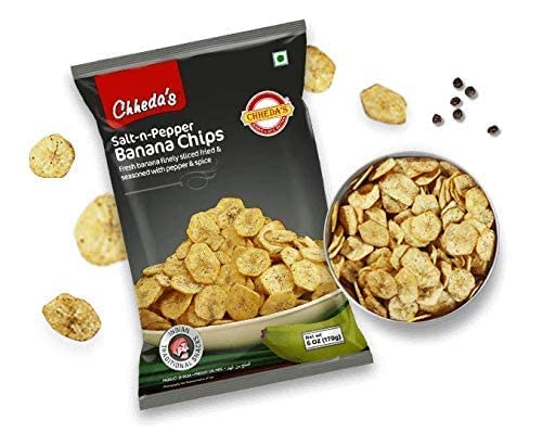 Chheda'S Salt & Pepper Banana Chips 170 Gm