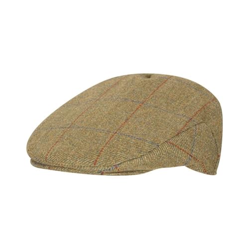 Casquette plate Walker & Hawkes Cambridge unisexe en tweed de derby pour la chasse et campagne