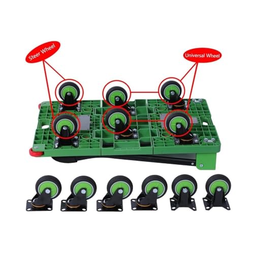 Carretilla plegable grande morada para transporte miniatura 7