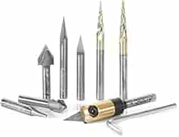 Amana Tool - AMS-128 8-PC 'V' Carving CNC Router Bit