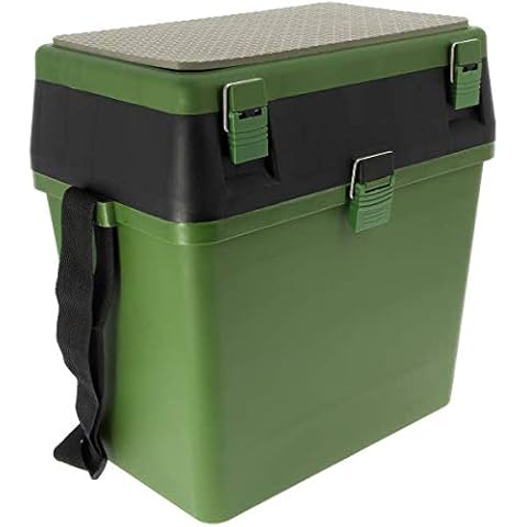 G8DS® Seatbox Sitzbox inklusive Staufächer im Deckel und Schultergurt Karpfenangeln Camping Outdoor Cover