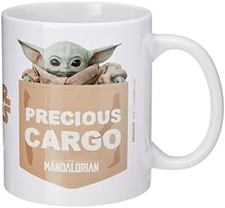 Disney MG25845 Star Wars The Mandalorian (Precious Cargo) Tea and Coffee Mug White, Ceramic White