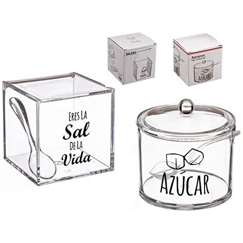 Dcasa Salero y Azucarero Acrílico Diseño Original Cover