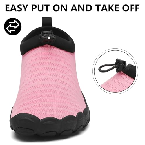 Image of Mishansha Womens Mens Water Swim Shoes Wide Toe Box Barefoot Shoes US Size 5.5-13.5 Women / 3-11.5 Men