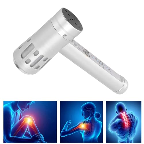 2-in-1-Infrarot-Beleuchtungsgerät, Verbessert Die Durchblutung, 650-nm-LED-Infrarotlicht-Ultraschallgerät Zur Linderung von Muskel- Und Gelenkschmerzen, Silber, 100–240 V – Bild 8