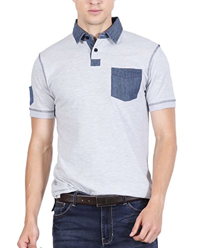fanideaz Men's Cotton Polo T-Shirt with 