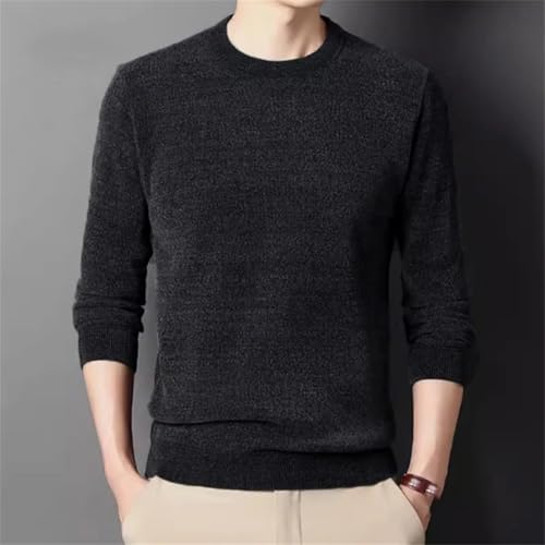 Men’s Sweater Round Neck Pullover Knit Winter Casual Long Sleeve Thermal Comfortable Sweater2