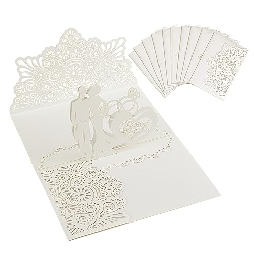 Cartes pop-up 3D de mariage pour sublimer vos invitations et tables d'anniversaire