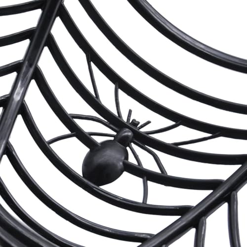 Image of JOYIN 5 Pcs Halloween Candy Bowl Spider Web Trick or Treat Dish Decorations Indoor, Plastic Bowl Party Favors Supplies for Table Desk Haunted House Basket Decor