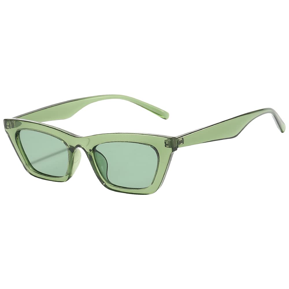 BOJOD Square Cat Eye Sunglasses For Women Fashion Vintage Trendy Cateye Sunglasses For women Black