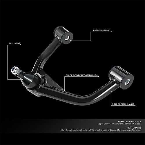 Bras de commande J2 Engineering J2-FUCA-CS11-2535-BB en acier renforcé noir - 2