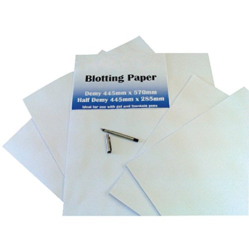 BLOTTING PAPER WHITE DEMY 445X570MM PK50 Makeup Blotting