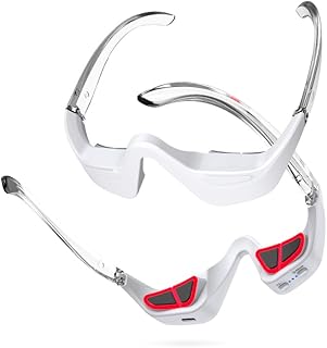 Gafas de terapia de luz roja para debajo de l...