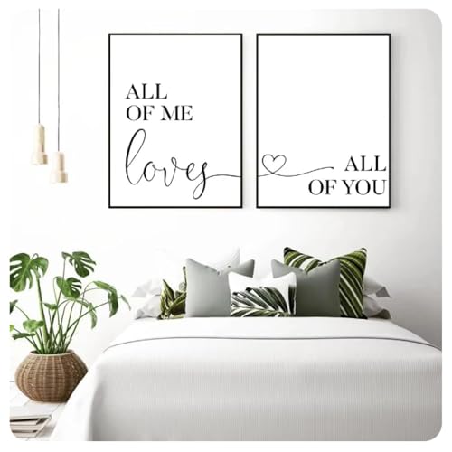 Décoration murale maison moderne : affiche amour et poster chambre adulte 40x60