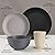 Gudvilla Wheat Straw Dinnerware Sets, 32Pcs Plastic Plates and Bowls Sets for 8, Unbreakable Reusable Wheat Straw Bowls Plates Cups Dishes Set, Dishwasher Microwave Safe, for RV Kitchen Camping