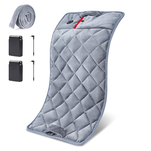 Vofuoti Cordless Weighted Heating Pad with 2 Battery