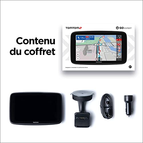 TomTom GPS Poids Lourd GO Expert - Écran Capacitif 5", POI et parcours personnalisé pour poids-lourd, TomTom Traffic, Cartographie Monde, alerte des zones de danger, mises à jour rapides via Wi-Fi - Image 8