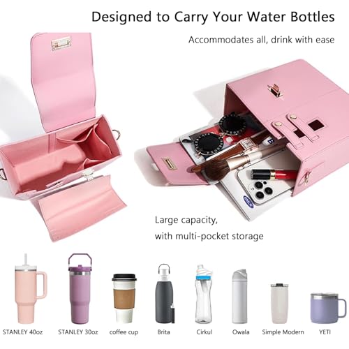 Image of Stanley Purse Cup Holder Bag Crossbody Water Bottle Purse for 40oz Tumbler
