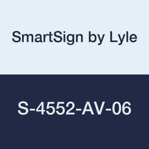 Panneau de danger radiation en aluminium Smartsign S-4552-AV-06 durable